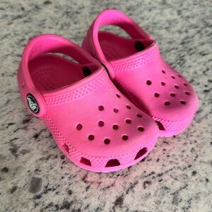 Pink Crocs